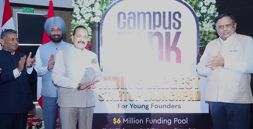 Union Minister Dr Jitendra Singh Launches Chandigarh University’s ‘Campus Tank’, India’s Largest University Startup Launchpad