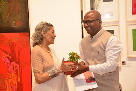 COMPANION Solo Show Of Paintings By Artist Prof. Sunil Tambe In Jehangir Art Gallery