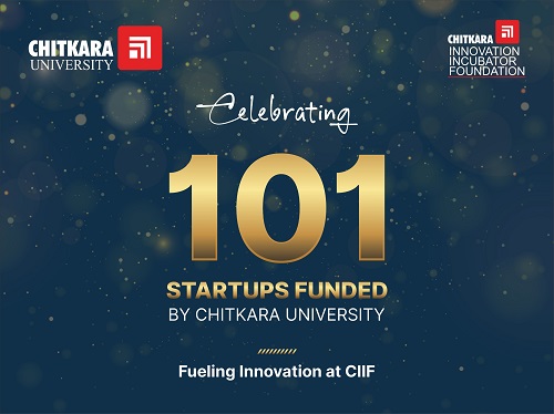 Chitkara University Funds 101 Startups, Driving India’s Innovation and Entrepreneurship Story