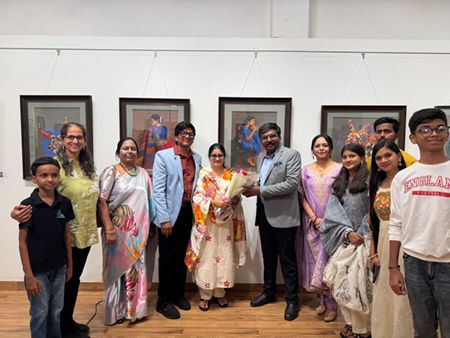 “Pristine Harmony” Solo Show Of Paintings By Rupesh Patil At Jehangir Art Gallery